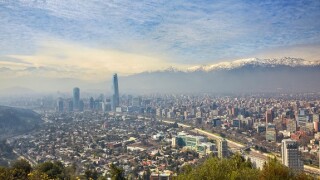 Santiago Chile panorama from Alamy 20Mar23 575x375