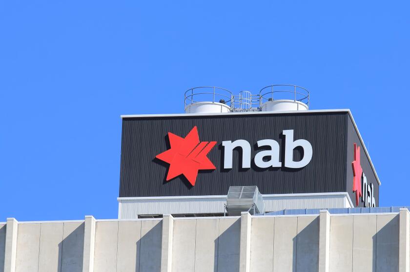 National Australia Bank NAB. NAB is one of the four largest bank in Australia and 17th in the world.