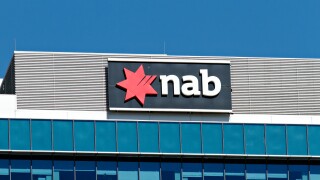 NAB, National Australia Bank sign and logo