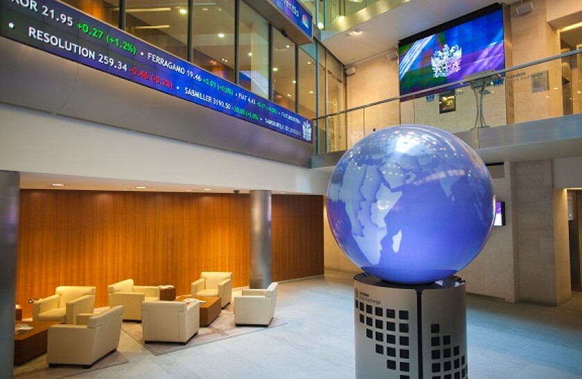London Stock Exchange, Paternoster Square, London, England, UK
