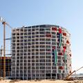 Modern apartment building build by Binghatti Holding in Dubai