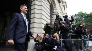 Jeremy Hunt arrives in Downing Street in London after he was appointed Chancellor of the Exchequer following the resignation of Kwasi Kwarteng. Picture date: Friday October 14, 2022.