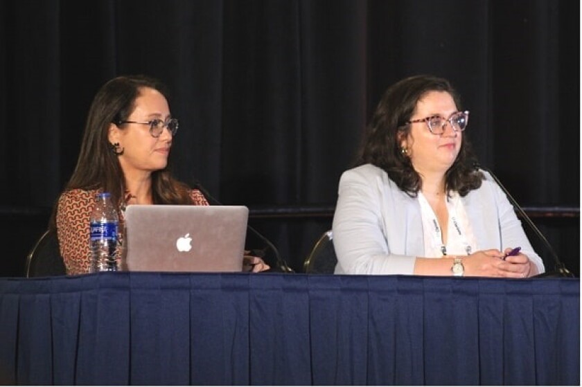 Fernanda Magalhaes (left) at Kasznar Leonardos and Kate Nye at The Gap (right) delve into the metaverse