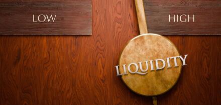 Liquidity swings between low and high. Visualizing a repeated pattern of Liquidity that cycles between extremities: low and high. Repeating transition