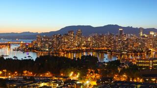 The city of Vancouver in British Columbia, Canada