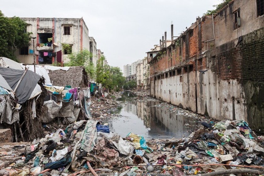 Plastic river ocean pollution Chennai India from Adobe 21Dec20 cropped 575x375