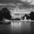 The Capitol Building, home to the Senate and the US House of Representatives on the National Mall in Washington DC.