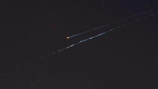 Missiles and counter missiles Israel-Iran War 2025-06-13