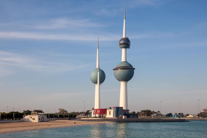 The Kuwait Towers - best known landmark of Kuwait City