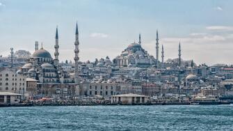 The Suleymaniye Mosque is one of many that dominates the Istanbul skyline.