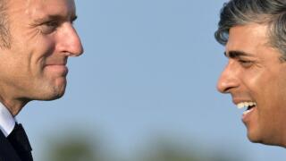 Toasts, . 13th June, 2024. President of France Emmanuel Macron together with Prime Minister Rishi Sunak of Great Britain during G7 Summit in Borgo Egnazia (Brindisi) in Italy on June 13, 2024. Credit: Independent Photo Agency/Alamy Live News