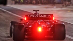 Lance Stroll (CDN) Aston Martin F1 Team AMR21. Formula One Testing, Friday 12th March 2021. Sakhir, Bahrain.