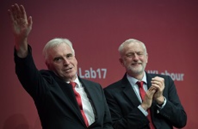 PA-John McDonnell with Corbyn