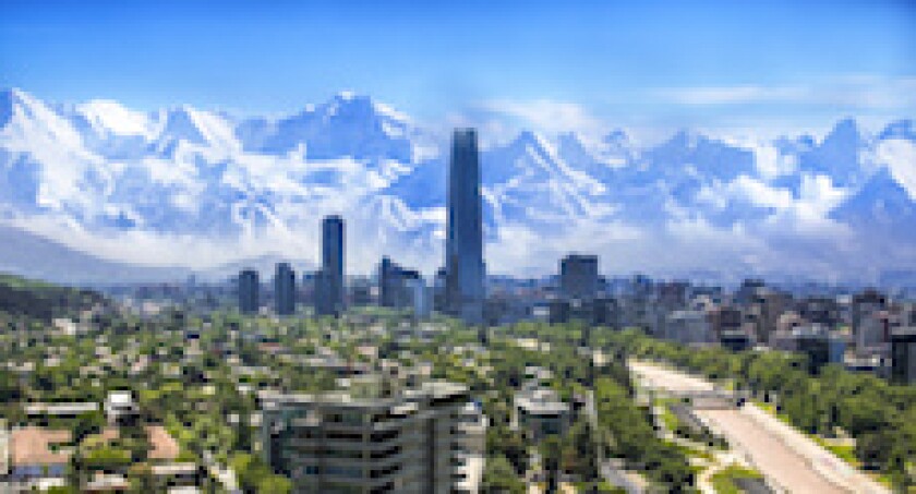 Santiago, Chile, Andes, Snow, mountains, LatAm