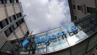 View of the headquarters of the Bavarian State Bank BayernLB in Munich, Germany, 21 March 2013. BayernLB last year nearly doubled its pre-tax profit to 676 million euros and expects at least being in the black in 2013. Photo: ANDREAS GEBERT