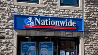 Nationwide Building Society branch in Yorkshire.
