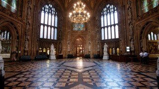 House of Lords & House of Commons Lobby, The Parliament, London, UK