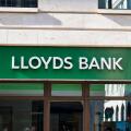 London, UK- May 5, 2022:The sign for LLloyds Bank in London.