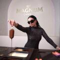 EDITORIAL USE ONLY Charli XCX at the Dipping Bar experience at the Magnum Wherever Pleasure Takes You party in Cannes, France. Picture date: Thursday May 16, 2024. Magnum ice cream is partnering with global award-winner and Grammy-nominated Australian sin