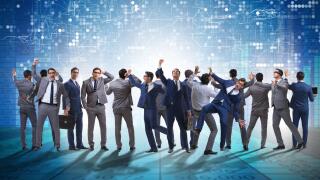 The many business people in cooperation concept. Image shot 09/2018. Exact date unknown.