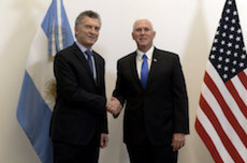 Mauricio Macri, Argentina, Mike Pence, LatAm