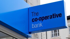 The co-operative bank logo, London, UK