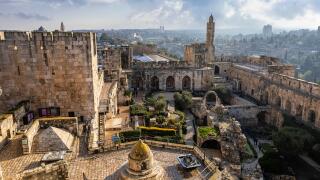 Tower of David, Jerusalem Citadel, in the Old City of Jerusalem, Israel