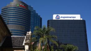 Brisbane, Australia: Anglo-American and St George Bank office towers in financial district