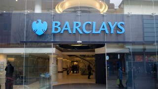 Barclays Bank on Market street Manchester city centre UK