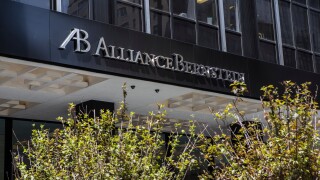 Alliance Bernstein offices are pictured in the New York City borough of Manhattan, NY