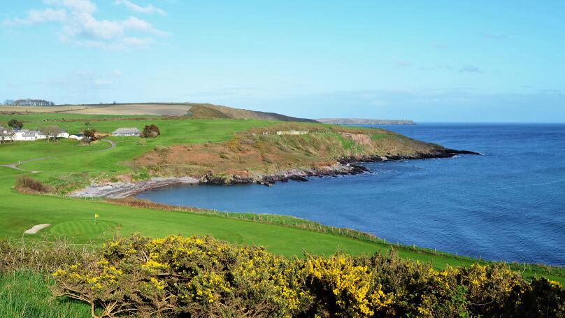 the coastline of southwest ireland near trabolgan, cork, munster, ireland,