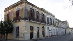 Majestic Spanish colonial architecture in Cienfuegos, on the island republic of Cuba