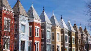 Victorian row houses - Washington, DC USA