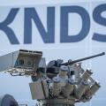Trade fair booth of the defense contractor KNDS