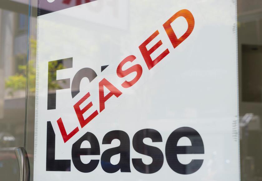 For lease and leased sign