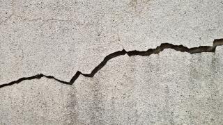 crack in a concrete wall