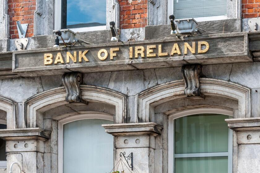 Bank of Ireland branch in Bandon, West Cork, Ireland