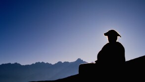 Quechua indian Puyupatamarcha Inca Trail Peru