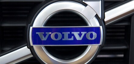 Volvo emblem on a car