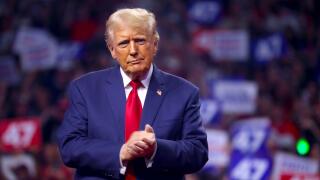 GLENDALE, ARIZONA, USA - 23 August 2024 - Former President of the United States Donald Trump speaking with attendees at an Arizona for Trump rally at