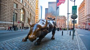 Wall Street Bull in Downtown Manhattan, NYC
