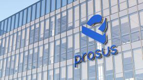 Amsterdam, Netherlands. May 2, 2022. Editorial Use Only, 3D CGI. Prosus Signage Logo on Top of Glass Building. Workplace Investment Company Office Hea