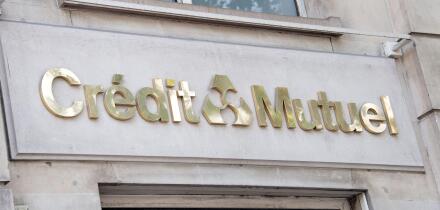 A general view of Credit Mutuel bank, on May 16, 2020 in Paris, France. Photo by David Niviere/ABACAPRESS.COM