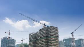 real estate construction site. Image shot 04/2015. Exact date unknown.