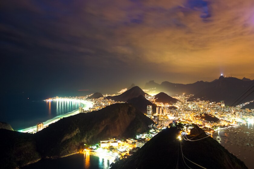 Rio de Janeiro, Brazil, night, electricity, Light, utility, LatAm, 575