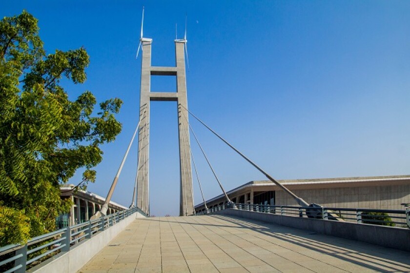 Mahatma Mandir, Gandhinagar from Alamy 13Jul23 575x375