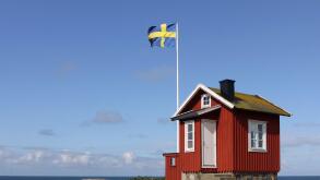 little house of pilots on the island Vrango in sweden. Image shot 06/2017. Exact date unknown.