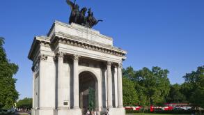 England, London, Hyde Park Corner, Wellington Arch,