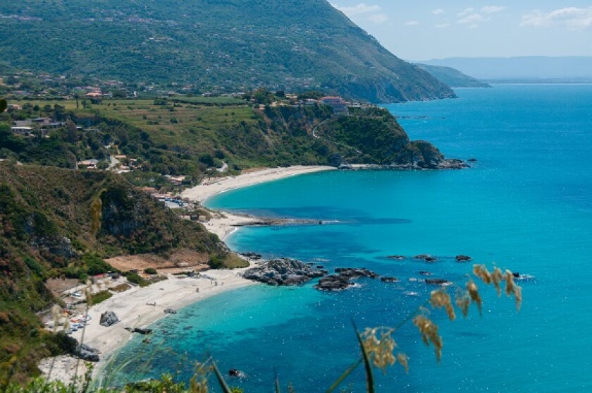 Blue Mediterranean Calabria from Alamy 11Nov22 575x375