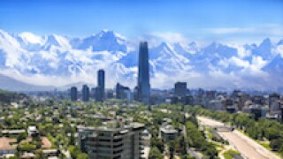 Santiago, Chile, Andes, Snow, mountains, LatAm